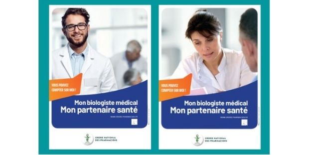 Affiches de la campagne de sensibilisation sur le rôle des biologistes