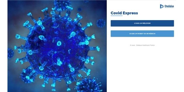 CovidExpress, plateforme de gestion des prélèvements Covid-19