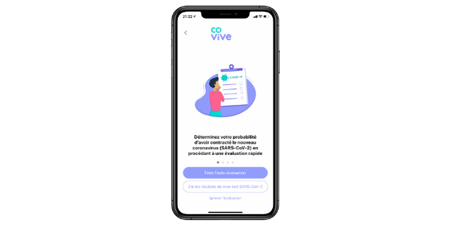 CoVive, une application pour le suivi du Covid-19